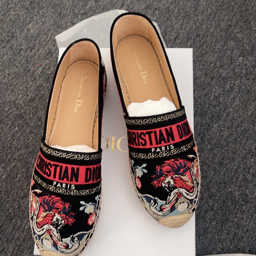 Dior Espadrilles black multicolor
